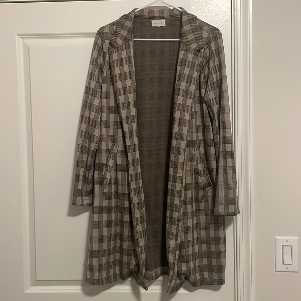 Melloday Plaid Cardigan